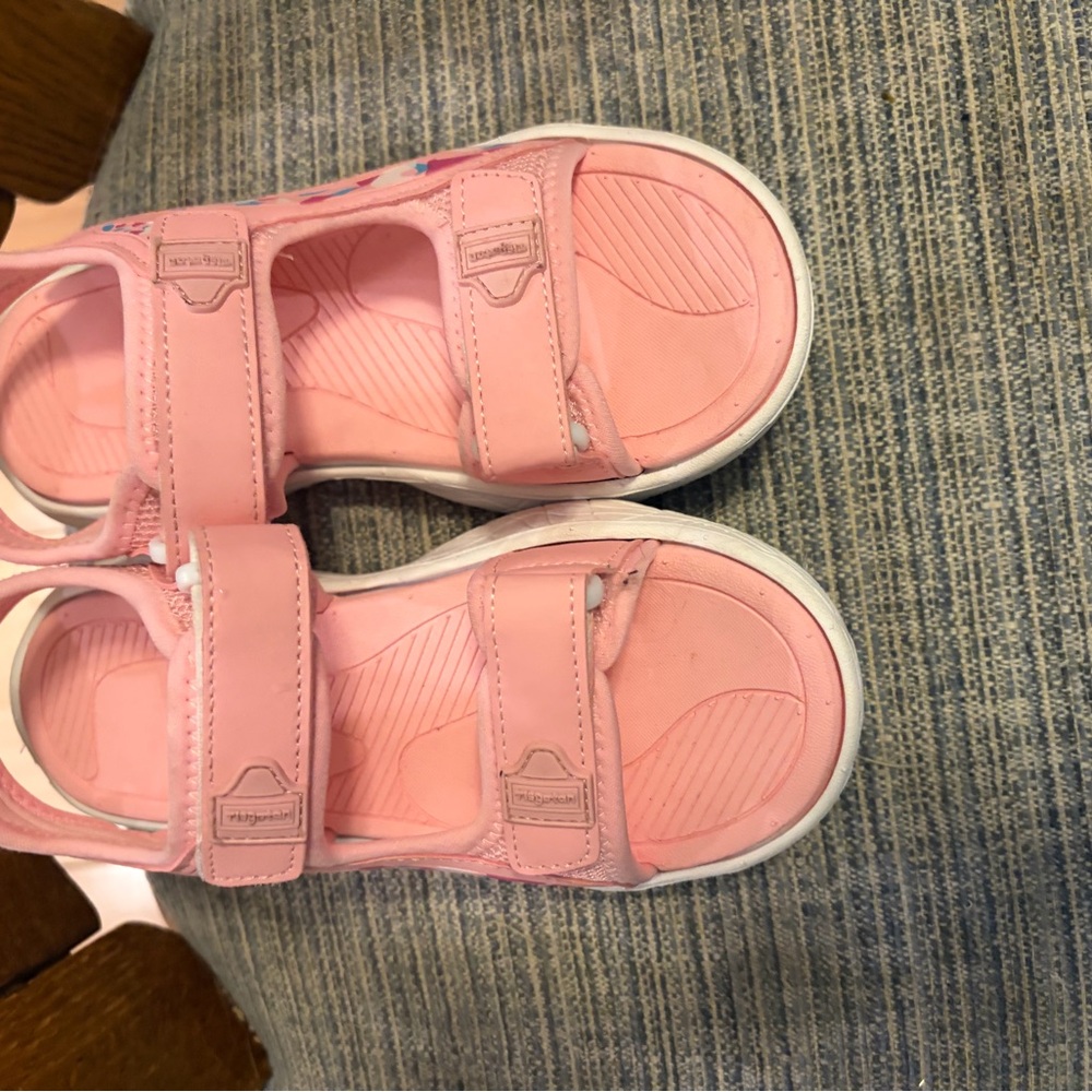 Cat & Jack Pink Velcro Sport Sandals for Kids